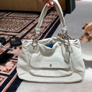 COACH satchel bag with dust cover